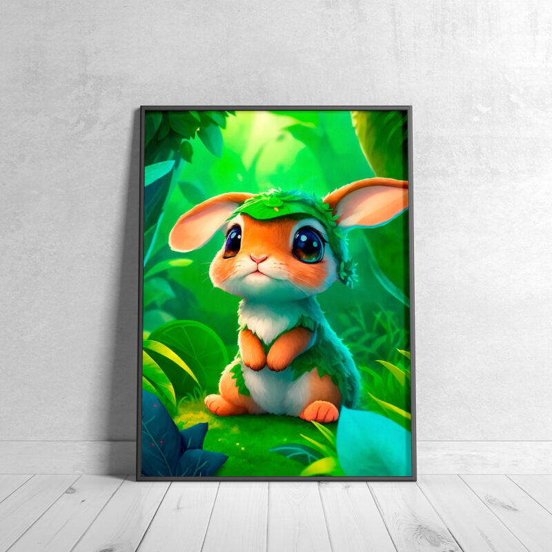 rabbit poster for kids