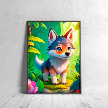 wolf poster for kids